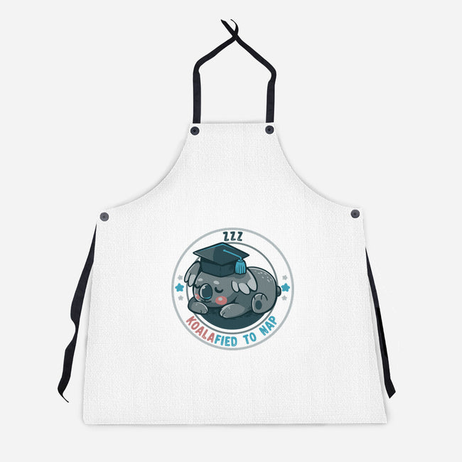 Koalafied To Nap-Unisex-Kitchen-Apron-TechraNova