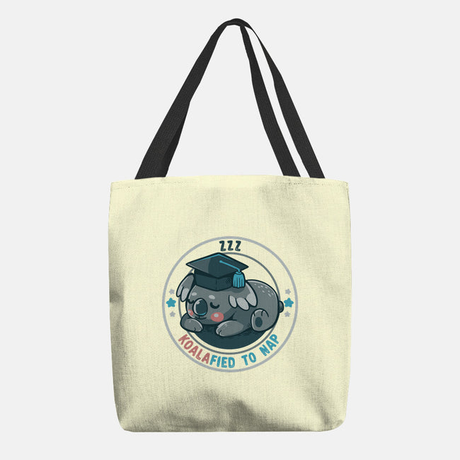 Koalafied To Nap-None-Basic Tote-Bag-TechraNova