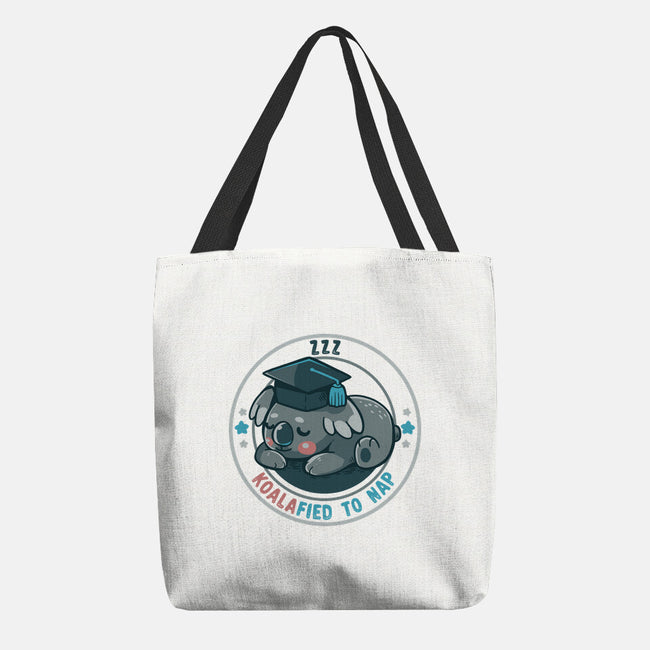Koalafied To Nap-None-Basic Tote-Bag-TechraNova