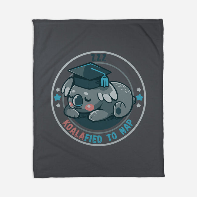 Koalafied To Nap-None-Fleece-Blanket-TechraNova