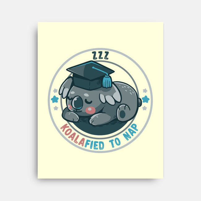 Koalafied To Nap-None-Stretched-Canvas-TechraNova