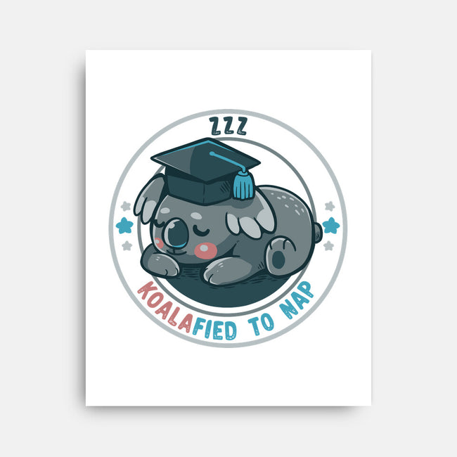 Koalafied To Nap-None-Stretched-Canvas-TechraNova