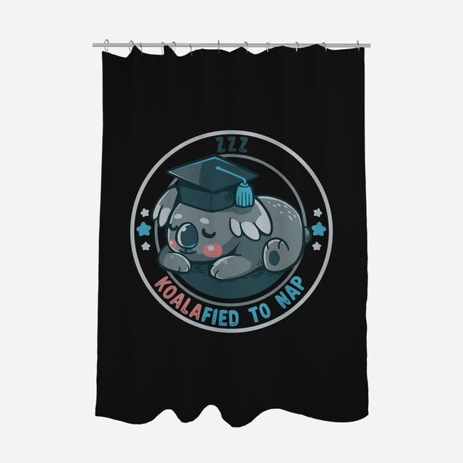 Koalafied To Nap-None-Polyester-Shower Curtain-TechraNova