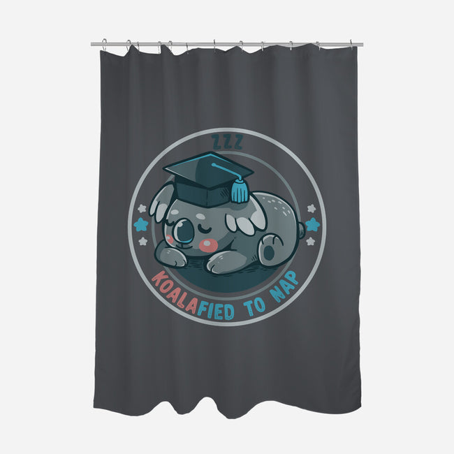 Koalafied To Nap-None-Polyester-Shower Curtain-TechraNova