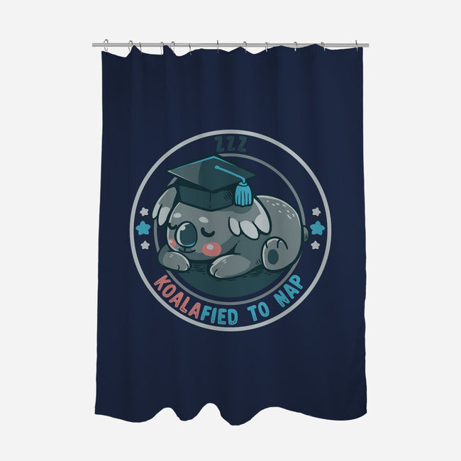 Koalafied To Nap-None-Polyester-Shower Curtain-TechraNova