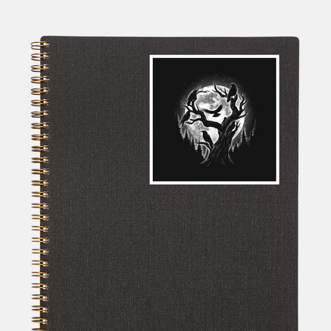 Moonlight Crow-None-Glossy-Sticker-fanfreak1