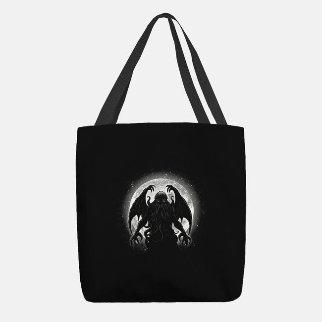 Moonlight Cthuhlu-None-Basic Tote-Bag-fanfreak1