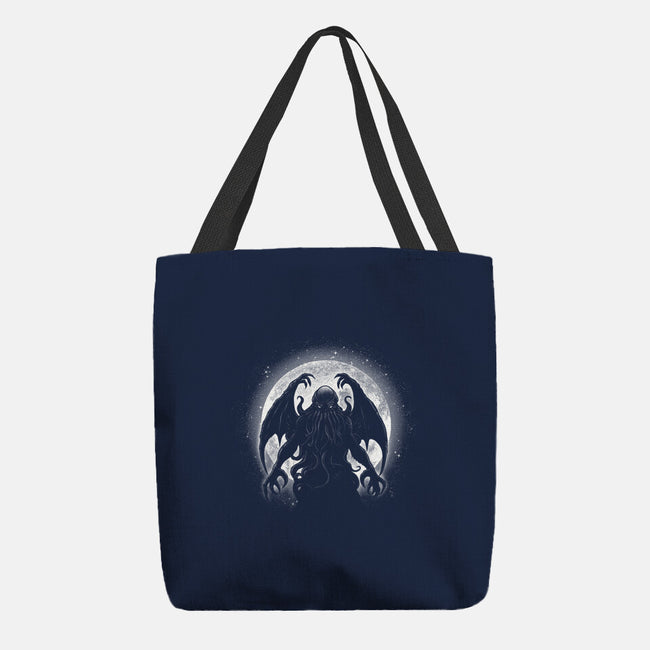 Moonlight Cthuhlu-None-Basic Tote-Bag-fanfreak1