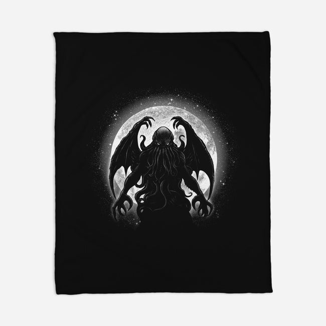 Moonlight Cthuhlu-None-Fleece-Blanket-fanfreak1