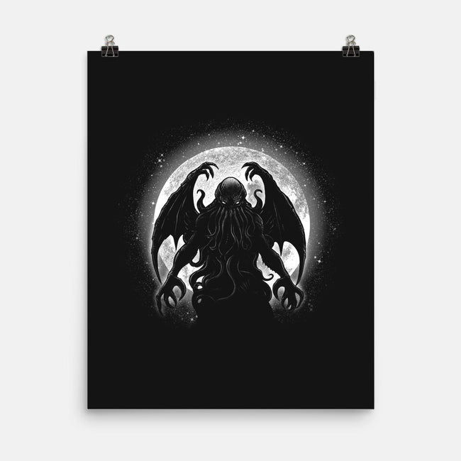 Moonlight Cthuhlu-None-Matte-Poster-fanfreak1