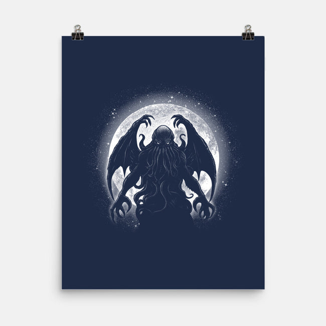 Moonlight Cthuhlu-None-Matte-Poster-fanfreak1