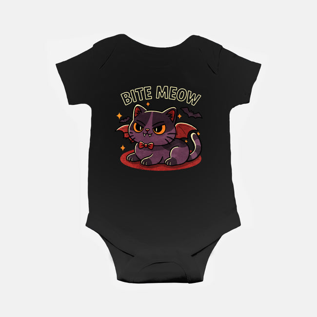 Bite Meow-Baby-Basic-Onesie-fanfreak1