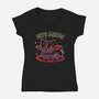 Bite Meow-Womens-V-Neck-Tee-fanfreak1