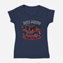 Bite Meow-Womens-V-Neck-Tee-fanfreak1