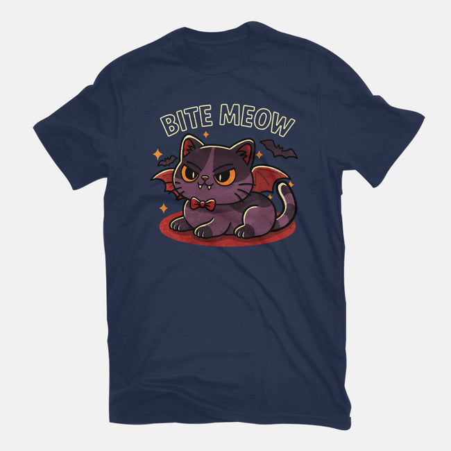 Bite Meow-Womens-Fitted-Tee-fanfreak1