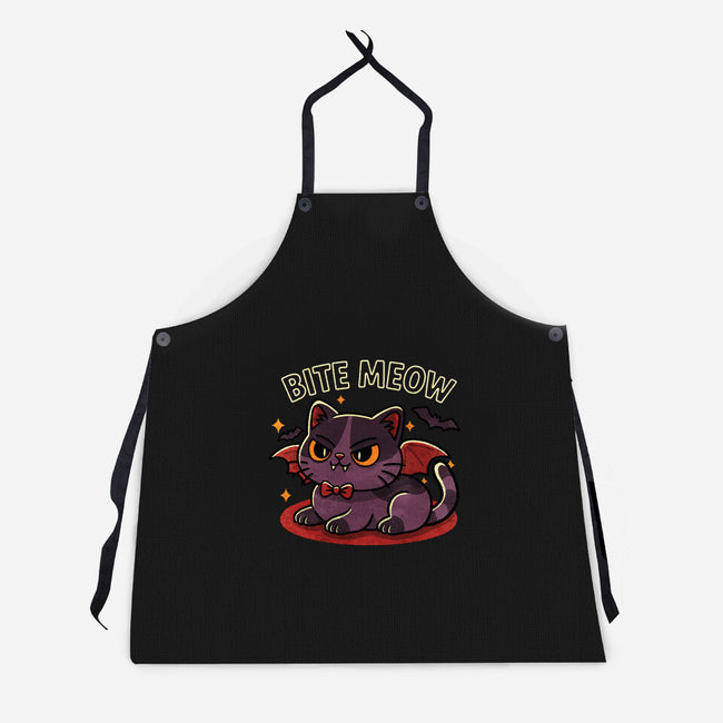 Bite Meow-Unisex-Kitchen-Apron-fanfreak1