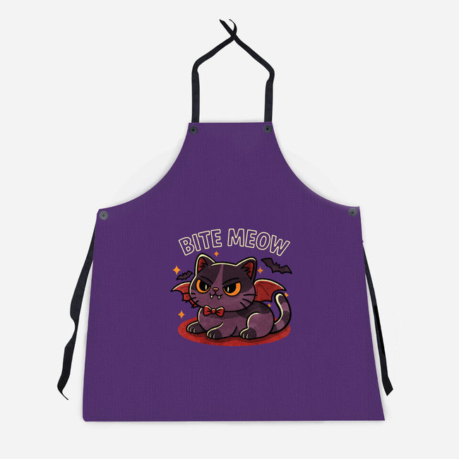 Bite Meow-Unisex-Kitchen-Apron-fanfreak1