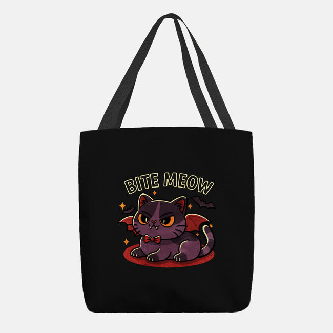 Bite Meow-None-Basic Tote-Bag-fanfreak1