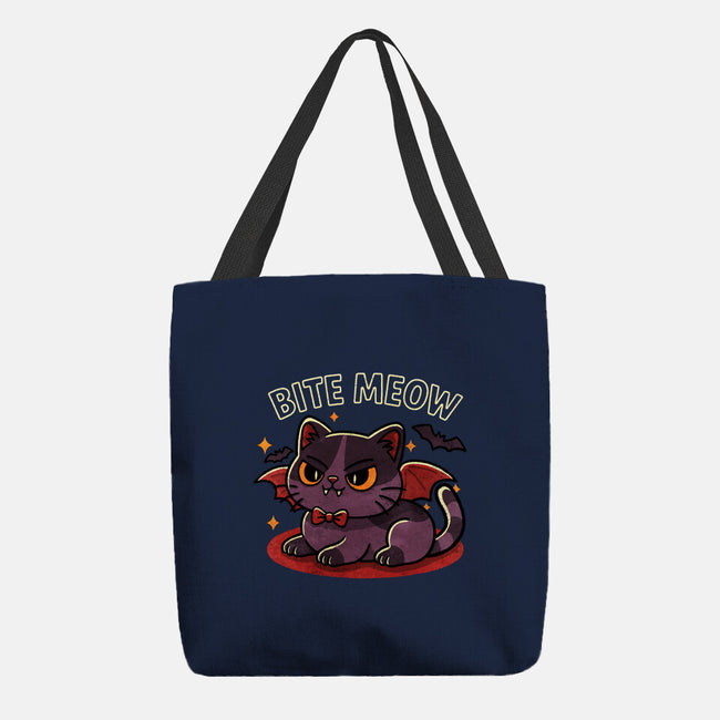 Bite Meow-None-Basic Tote-Bag-fanfreak1