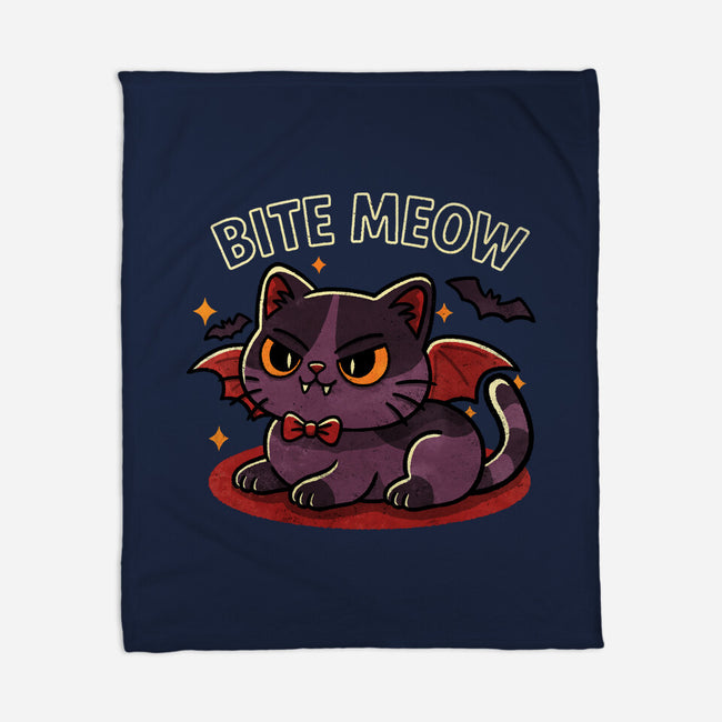 Bite Meow-None-Fleece-Blanket-fanfreak1