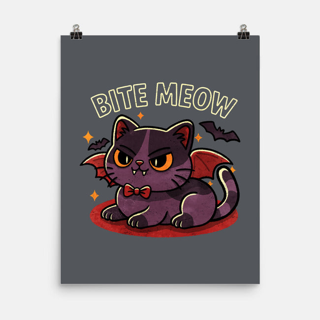 Bite Meow-None-Matte-Poster-fanfreak1