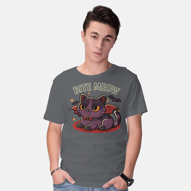 Bite Meow-Mens-Basic-Tee-fanfreak1