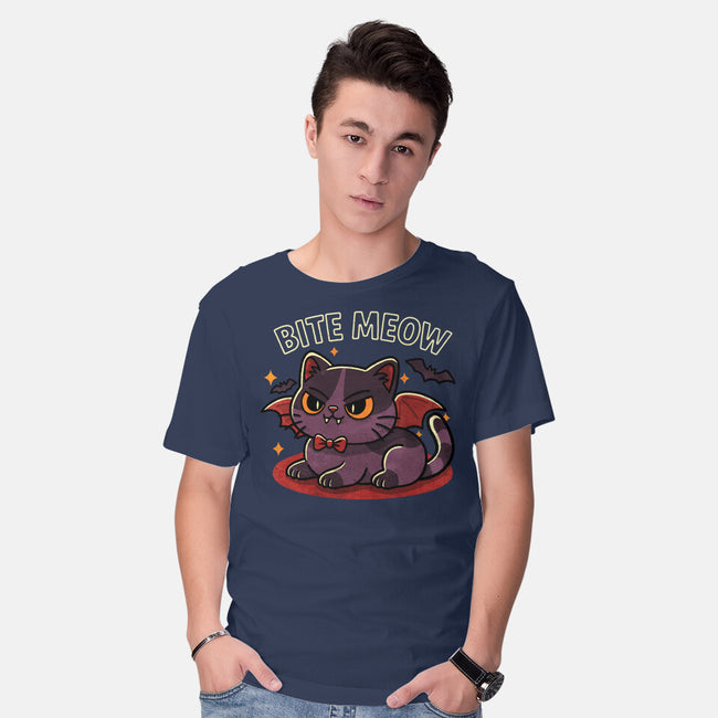 Bite Meow-Mens-Basic-Tee-fanfreak1