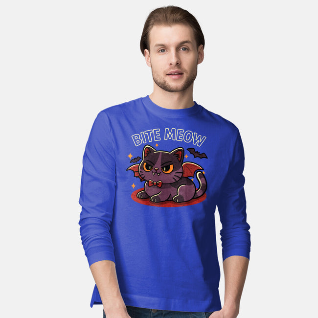 Bite Meow-Mens-Long Sleeved-Tee-fanfreak1