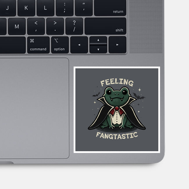 Vampire Frog-None-Glossy-Sticker-fanfreak1
