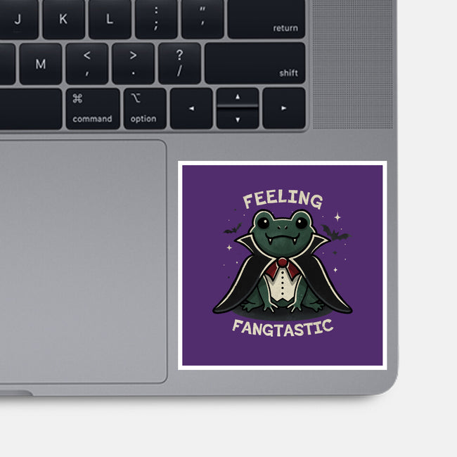 Vampire Frog-None-Glossy-Sticker-fanfreak1