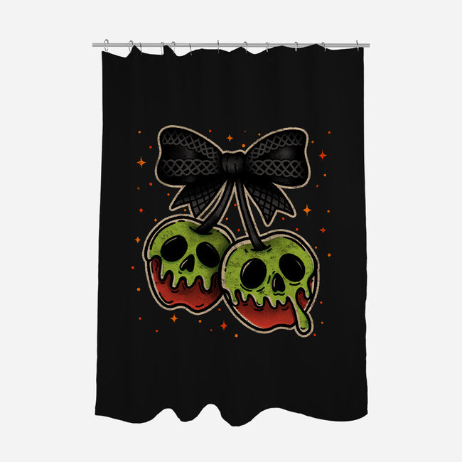 Undead Toxic Fruit-None-Polyester-Shower Curtain-fanfreak1