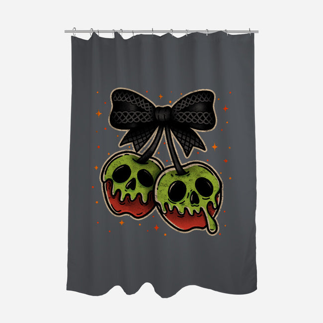 Undead Toxic Fruit-None-Polyester-Shower Curtain-fanfreak1