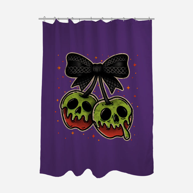 Undead Toxic Fruit-None-Polyester-Shower Curtain-fanfreak1