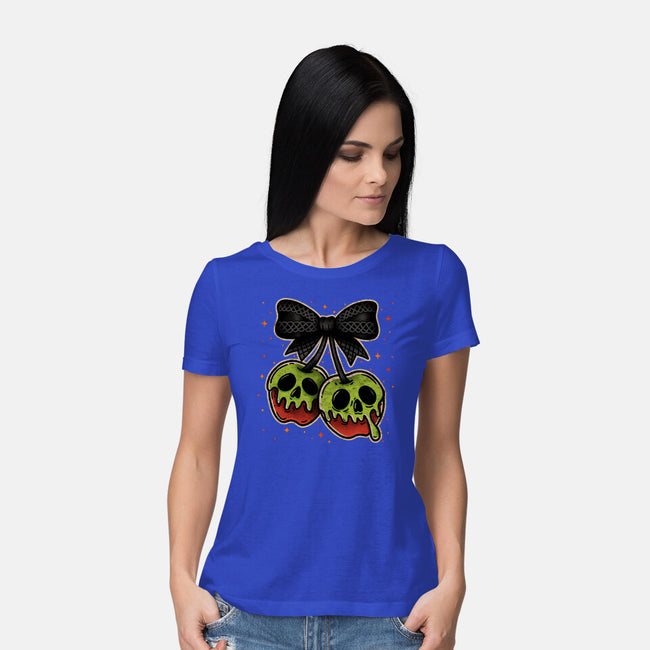 Undead Toxic Fruit-Womens-Basic-Tee-fanfreak1