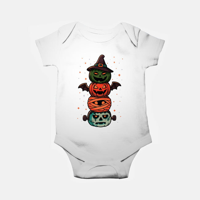 Pumpkin Totem-Baby-Basic-Onesie-fanfreak1