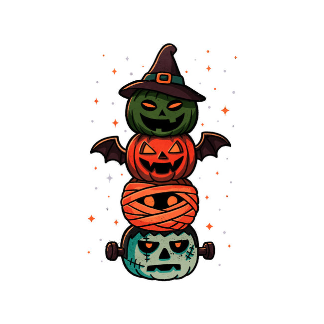 Pumpkin Totem-None-Adjustable Tote-Bag-fanfreak1