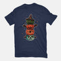 Pumpkin Totem-Womens-Fitted-Tee-fanfreak1