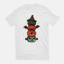 Pumpkin Totem-Womens-Fitted-Tee-fanfreak1