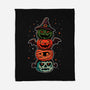 Pumpkin Totem-None-Fleece-Blanket-fanfreak1