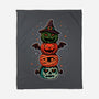 Pumpkin Totem-None-Fleece-Blanket-fanfreak1