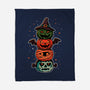 Pumpkin Totem-None-Fleece-Blanket-fanfreak1