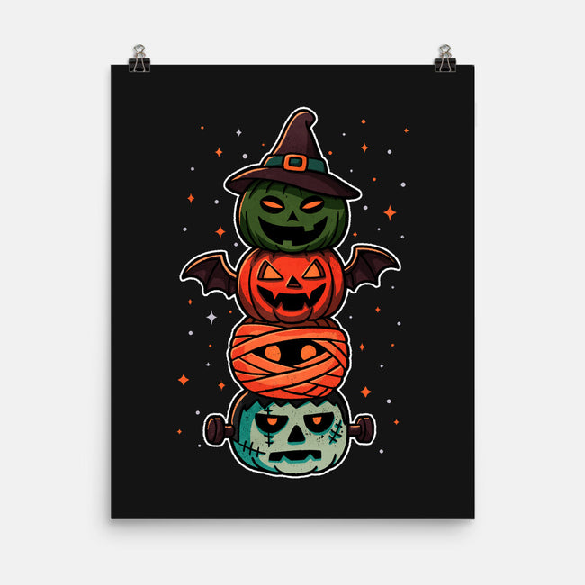 Pumpkin Totem-None-Matte-Poster-fanfreak1