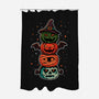 Pumpkin Totem-None-Polyester-Shower Curtain-fanfreak1