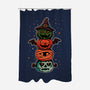 Pumpkin Totem-None-Polyester-Shower Curtain-fanfreak1