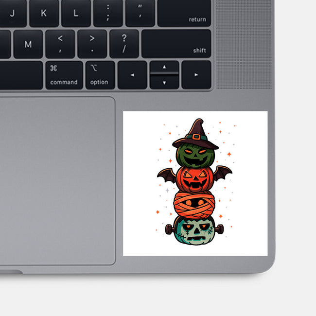 Pumpkin Totem-None-Glossy-Sticker-fanfreak1
