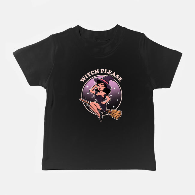 Spooky Witch Please-Baby-Basic-Tee-fanfreak1