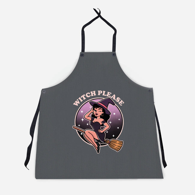 Spooky Witch Please-Unisex-Kitchen-Apron-fanfreak1