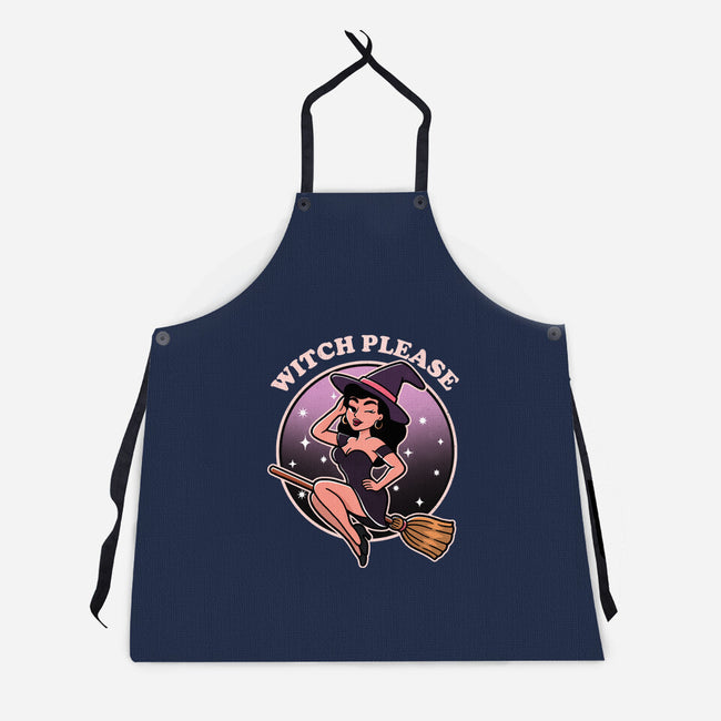 Spooky Witch Please-Unisex-Kitchen-Apron-fanfreak1