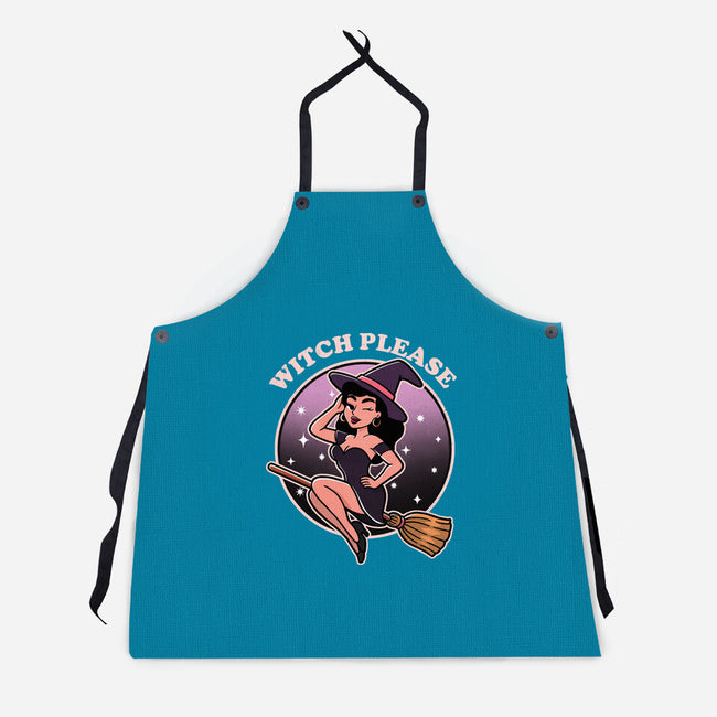 Spooky Witch Please-Unisex-Kitchen-Apron-fanfreak1
