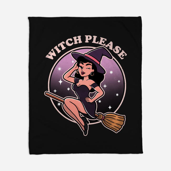 Spooky Witch Please-None-Fleece-Blanket-fanfreak1